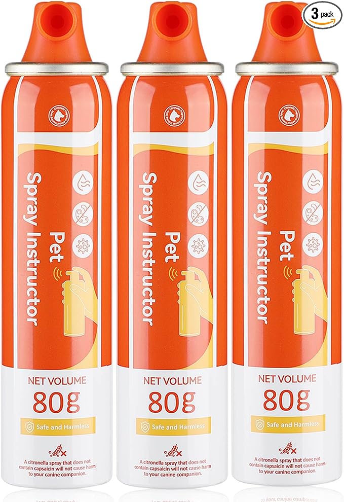Spray Corrector Dog 80ml 3 Pack Spray Dog Trainer, Corrector Spray for Dog to Stops Barking, Jumping Up, Food Stealing, Dog Fights, Avoidance, Unwanted Dog Behaviour
