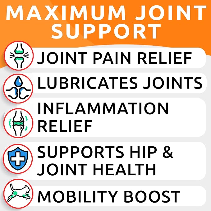 Glucosamine Treats + Omega 3 for Dogs Bundle - Senior Advanced Joint Health + Skin Allergy - Chondroitin, Omega-3 + EPA & DHA Fatty Acids - Hip & Joint Care + Itch Relief - 300 Chews - Made in USA