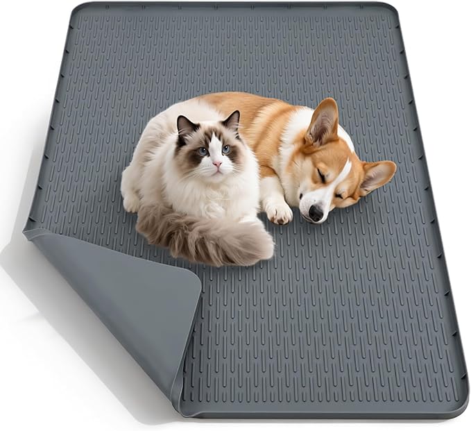 Large Pee Pads for Dogs 40" x 28" Non-Slip Silicone Pet Mat Washable Reusable for Floor Protector Potty Training Under Dog Crate Cat Litter Box