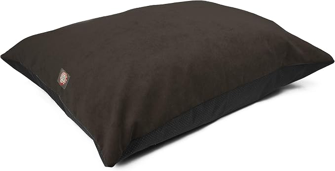 Majestic Pet Rectangular Dog Bed Washable, Non Slip, Comfy Super Value Pillow Bed for Large Breed Dogs 46 x 35 Inch Villa Storm