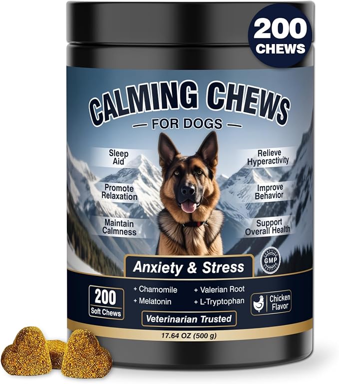 Calming Chews with Melatonin for Dogs 200 ct, Chicken