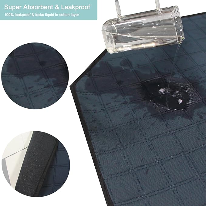 Dog Playpen Mat, Washable Pee Pad for Octagon Puppy Whelping Pading Leakproof Potty Training Pad Liner for Crate Kennel Indoor