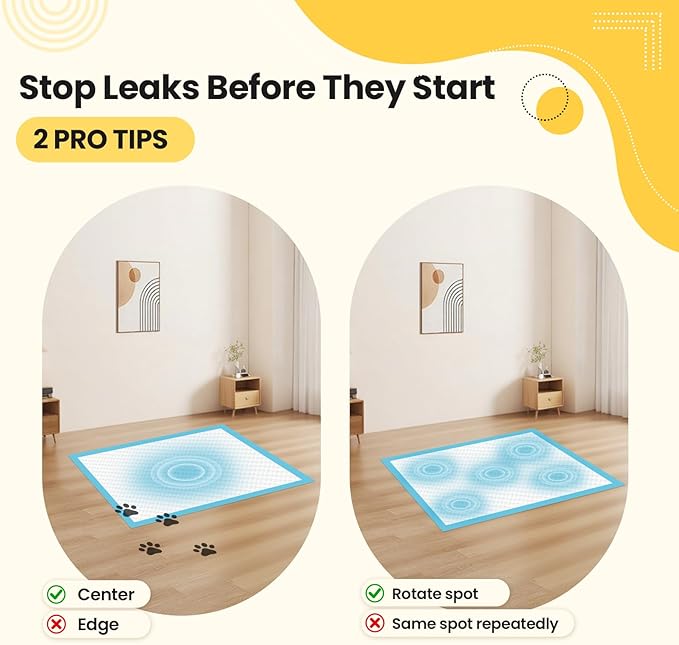 Extra Large Puppy Pads 50 Count | 30x26 Inch XL Potty Pads for Dogs | Super Absorbent Disposable Dog Pads Heavy Duty | Piddle Pads for Pet Training