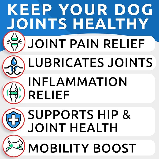 Hemp Treats + Glucosamine + Omega 3 for Dogs Bundle - Joint Pain + Allergy and Itch Relief - Hip & Joint Supplement w/MSM + Chondroitin + Hemp Oil + Omega 3 + EPA & DHA Fatty Acids - 120 + 180 Chews