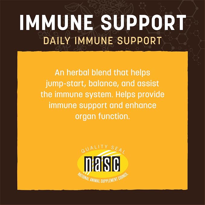 Earth Animal Apothecary Liquid Supplement - Immune Support Herbal Remedies for Dogs & Cats - 2 fl oz