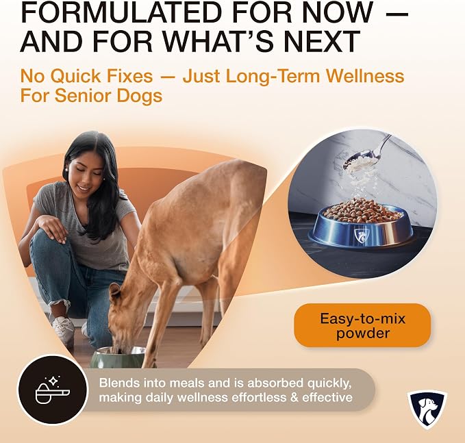 NutraRegen Dog Joint Supplement 45 Scoops | Natural Glucosamine Chondroitin for Dogs with Collagen | Hip and Joint Powder | 7.7 Oz
