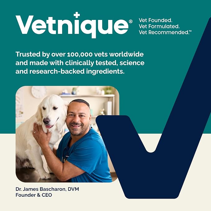 Vetnique Dermabliss Medicated Dog Shampoo with Chlorhexidine for Dogs & Cats, Ketoconazole Antibacterial Antifungal, Dog Yeast Infection Treatment, Hot Spot & Itchy Skin Relief, Cat Shampoo, 16 oz