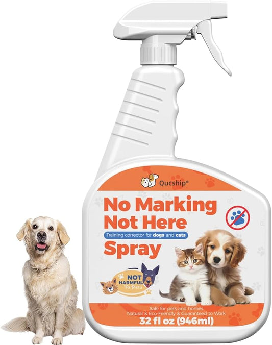 32oz Stop Indoor Dog Marking with This Quick and Simple Spray - Indoor Dogs Pee Deterrent Powder – No Pee Spray for Dogs - Stop Your Dog Wrong Marking with This Solution