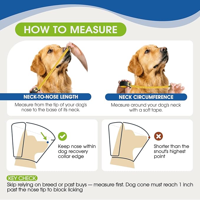 Dog Cone Collar After Surgery for Large Dogs, Adjustable Soft Cone for Dogs to Stop Licking, Professional Elizabethan Collar for Pet, Recovery Cones for Wound Healing & Hot Spots