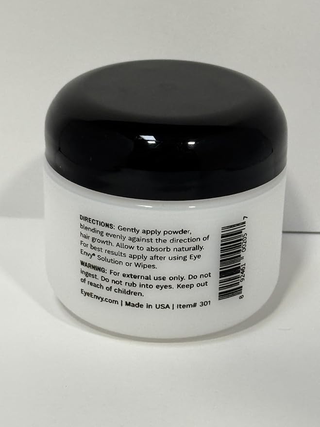 Eye Envy Tear Stain Remover Powder for Dogs and Cats. Natural, Safe Formula. Apply Around Eyes. Absorbs and Cleans Tears and Staining. Keeps Area Dry. Made in The USA. (1.4 oz)
