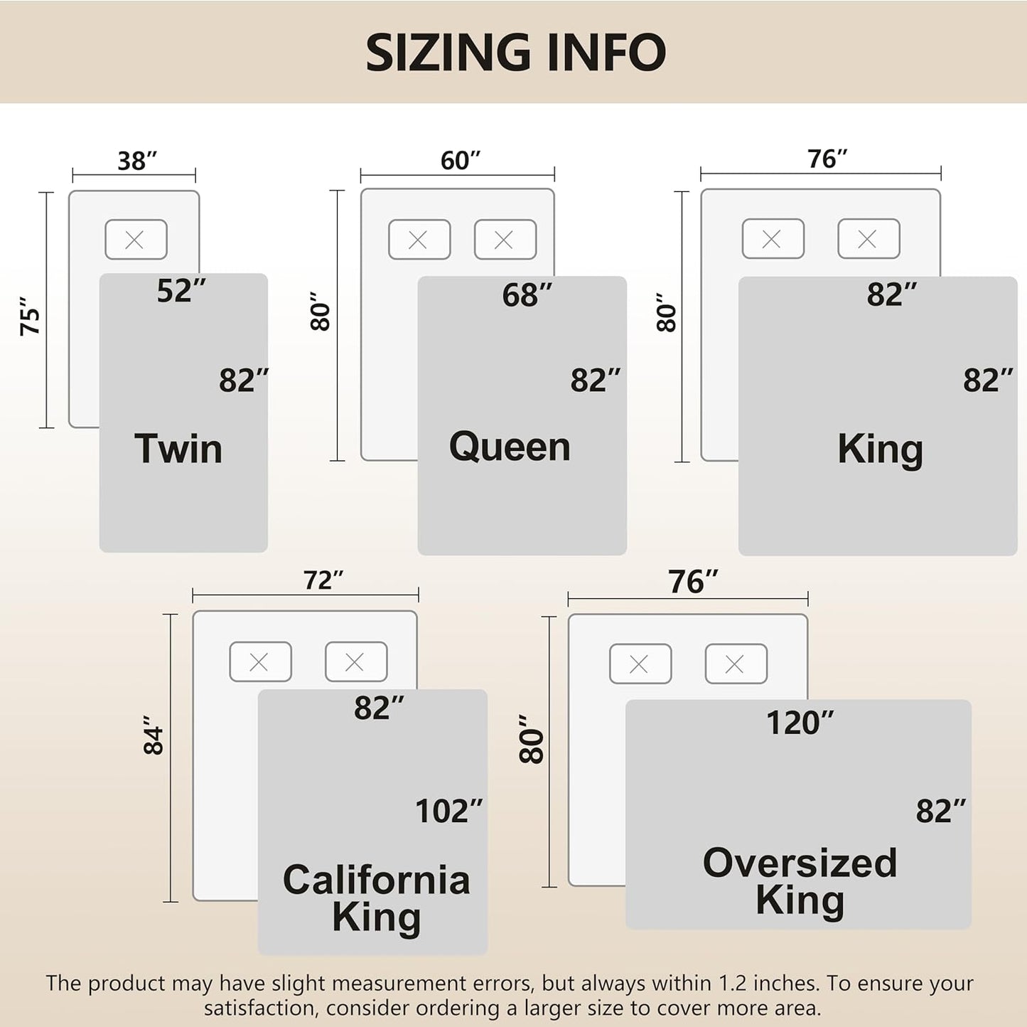 gogobunny 100% Double-Sided Waterproof Dog Bed Cover Pet Blanket Sofa Couch Furniture Protector for Puppy Large Dog Cat, Reversible (82x120 Inch (Pack of 1), Dark Chocolate/Light Chocolate)