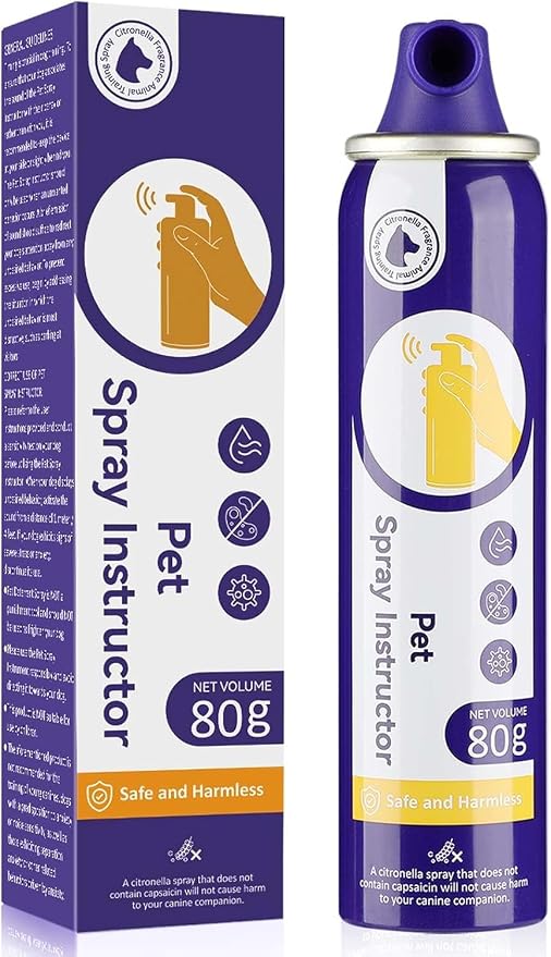 Dog Corrector Spray, 80ml 1 Pack Dog Trainer Spray to Dogs from Stopping Unwanted Behaviors Pet Trainer Spray, Barking, Jumping, Stealing Food, Safe, Humane & Effective