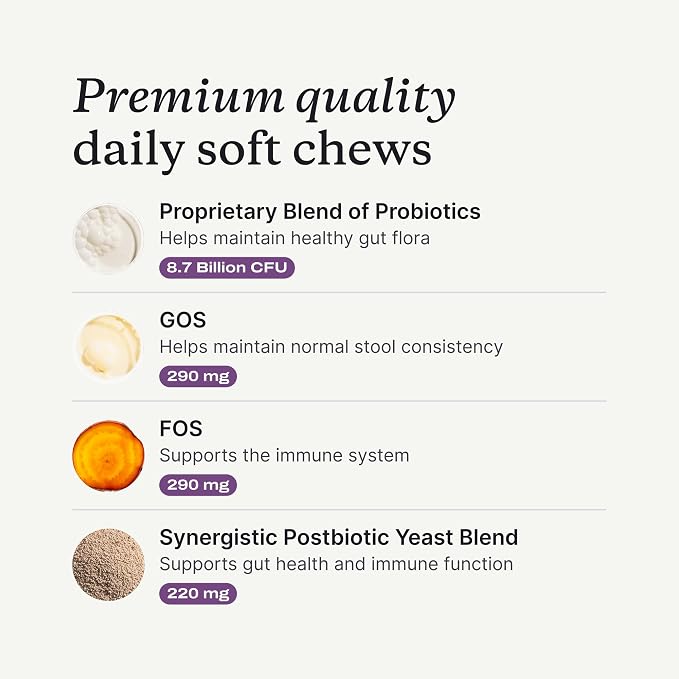 PetLab Co. Probiotics for Dogs - Support Gut Health, Occasional Diarrhea, Digestive Health, Paw Licking & Seasonal Allergies - Pork Flavor - 30 Soft Chews - Formulated for Large Dogs