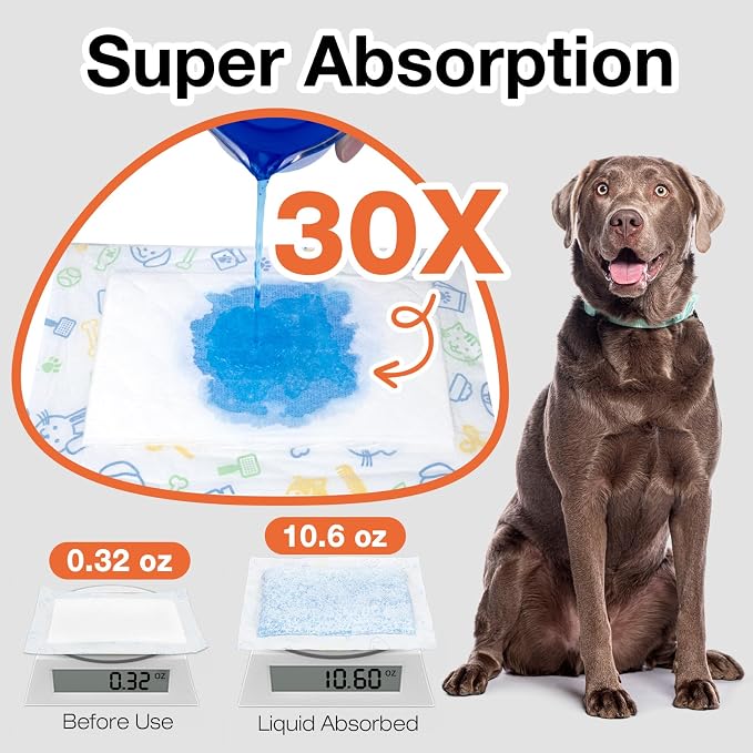 Dog Diaper Liners for Male and Female Dogs(160ct), Super Absorbent Disposable Dog Diaper Booster Pads Inserts fit Most Reusable and Washable Pet Belly Band, Wraps