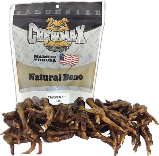 Roasted Chicken Feet 33 Count of 100% Natural Roasted Chicken Feet Made in the USA