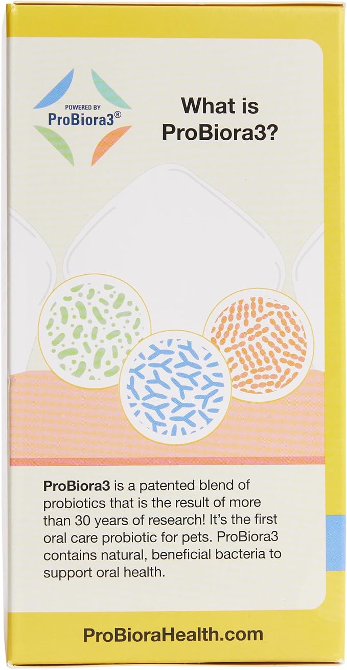 Probiora for Dogs | Dog Probiotic Supplement for Oral Care | Pet Probiotics to Reduce Bad Breath | Dog Nutritional Supplement for Dental Health | 30 Servings (Pack of 2, Jar)