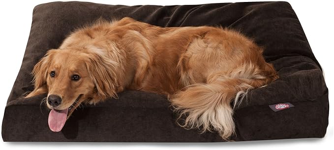Majestic Pet Villa Rectangle Dog Bed Washable – Non Slip Comfy Pet Bed – Crate Bed with Removable Washable Cover – Kennel Bed for Sleeping, Polyester Fiber, Medium, Marine
