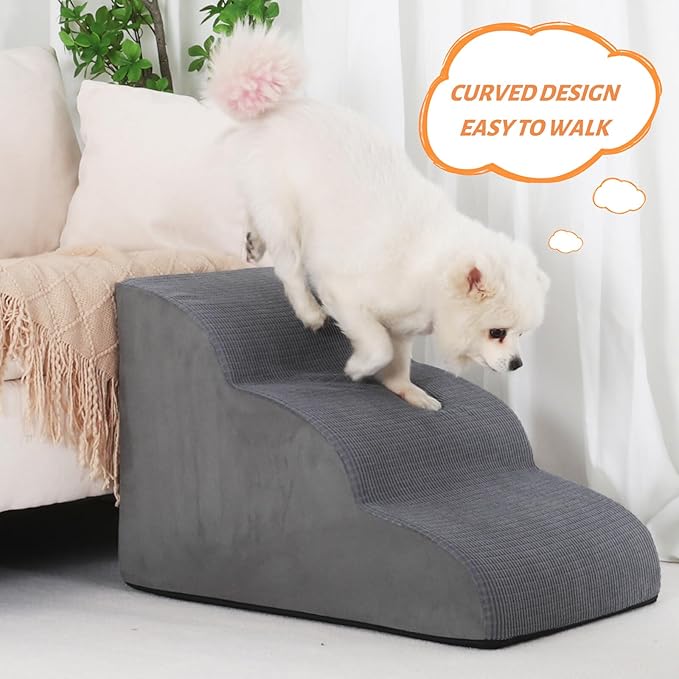 3 Step Pet Stairs & Dog Bed Large Size Dog