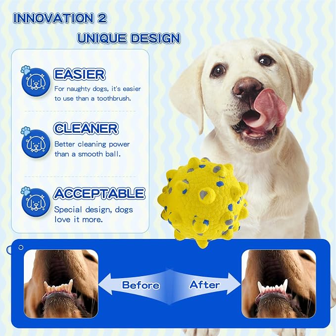 2 Pcs Tough ETPU Dog Balls for Aggressive Chewers - Bouncy, Floating Chew Toys for Fetch & Water Play with Medium Large Dogs
