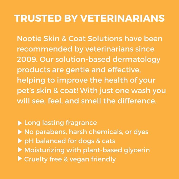 Nootie Moisturizing Warm Vanilla Cookie Pet Shampoo - 1 Gallon Size (G11WVC)