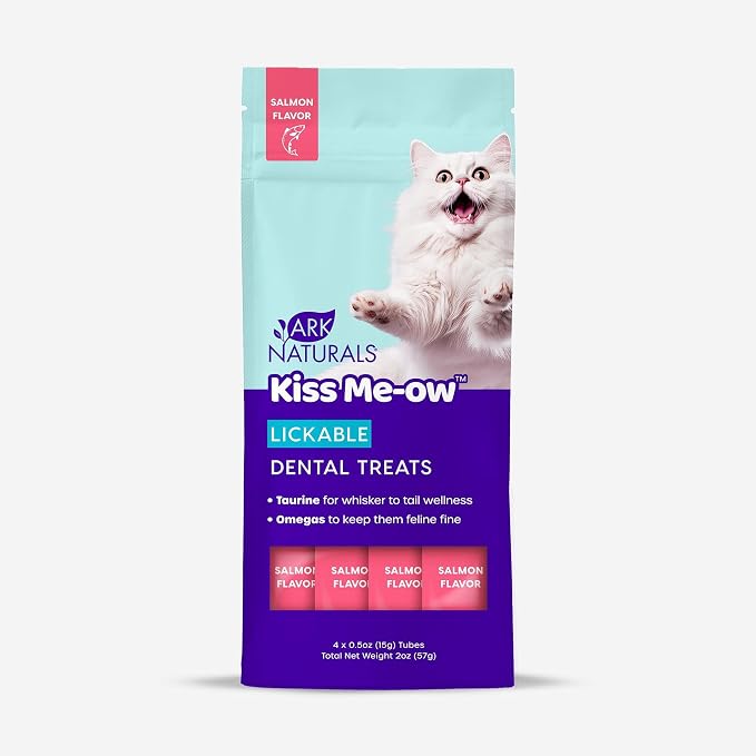Ark Naturals, Kiss Me-Ow Lickable Salmon, 2 oz