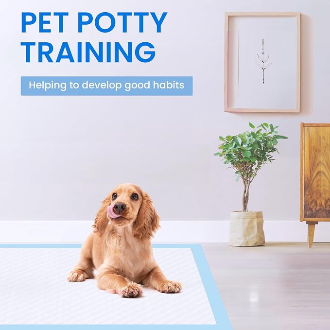 Dog Pee Pads Extra Large, Training Pads 28x30 50 Count, Pee Pad for Dogs, Super Absorbent Leak-Proof Quick Drying Pee Pads