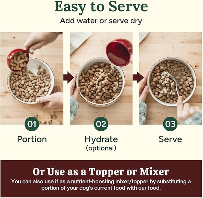 360 Pet Nutrition Freeze-Dried Raw Dog Food – Chicken Recipe with Liver & Organs, High Protein, Omega-3s, Fruits, Veggies & Superfoods, Grain-Free, No Filler 2 x 48 oz Made in USA