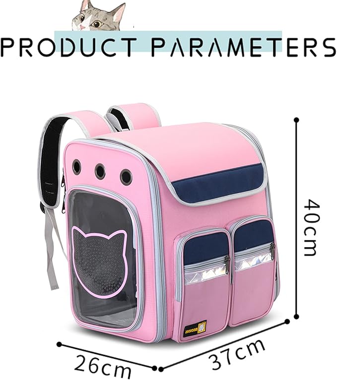 Pet Carrier Trolley Wheels for Dogs Cats,Foldable Soft-Sided Pet Travel Rolling Carrier Bag with Removable Wheels Telescopic Handle for Carrying Dogs, Cats, Pets and Accessories