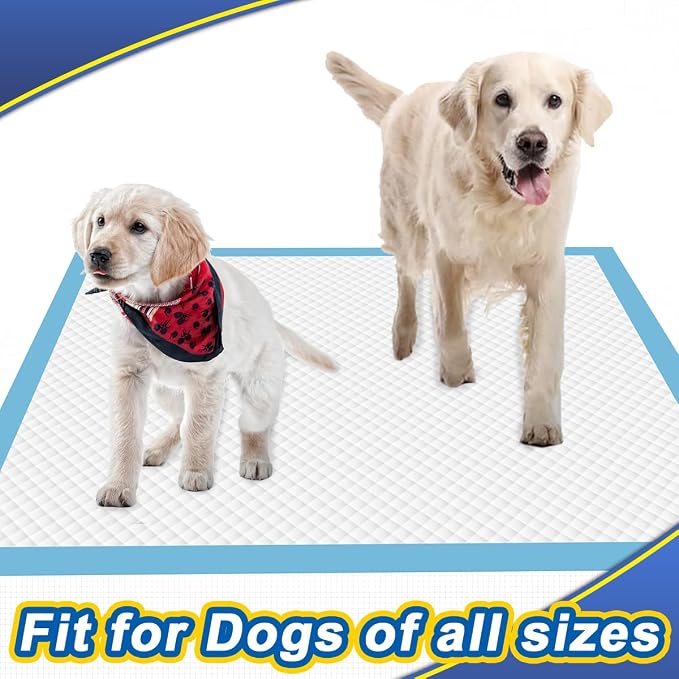 Dogcator Dog Pee Pads Extra Large, 30 Count Thicken Absorbent for Dogs, 28"x34" Disposable Urine Bed for Doggy, Potty for Doggie, XL Puppy, Piddle X-Large for Travel