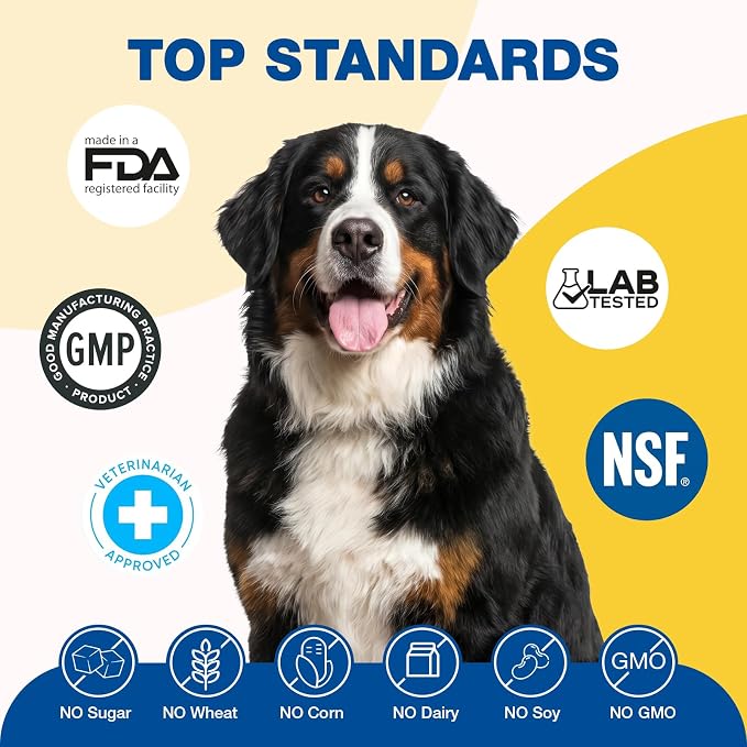 Natural Flea and Tick Prevention for Dogs Chewables, 180 Soft Chews Dog Flea and Tick Treatment, Oral Flea Chews for Dogs, Skin & Coat Support Supplement