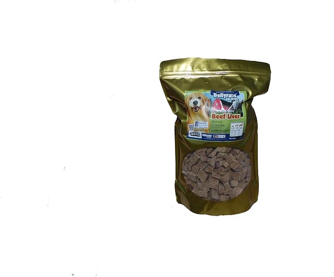 Freeze-Dried Beef Liver Treats for Small to Large Dogs 5lbs |100% Real Beef Liver Chews | All-Natural Gluten & Grain Free| High Protein Premium Dog Training Treat | Made in USA