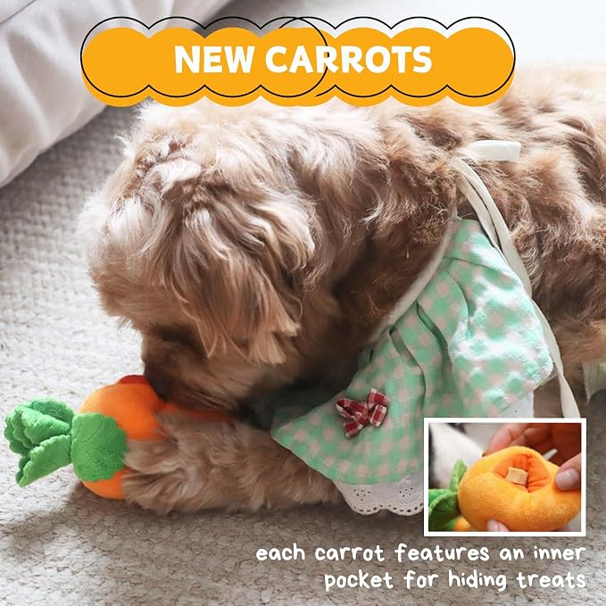 CECE PAW Carrot Treat Puzzle + Lick Mat + Catnip