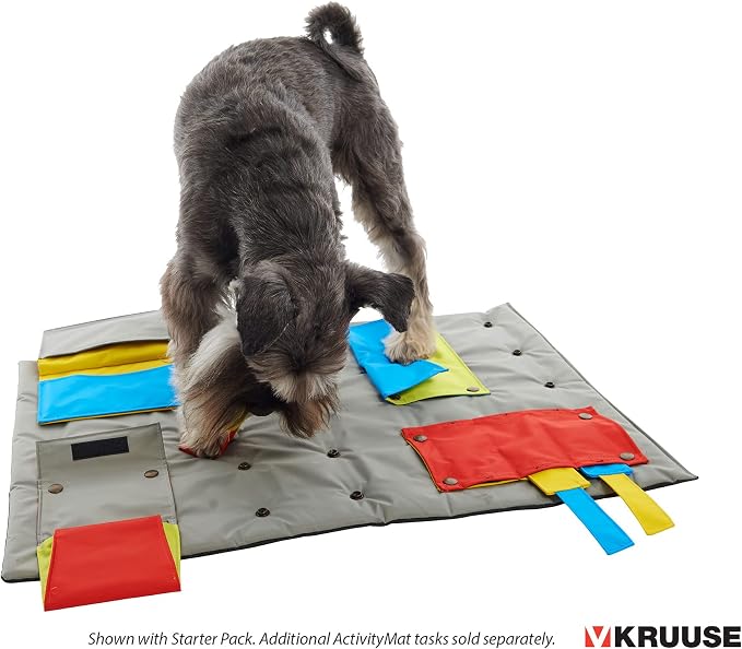 Kruuse Buster ActivityMat Task – Mouse Trap (Level 3) – Advanced Puzzle Attachment for Buster ActivityMat – Interactive Dog Enrichment Toy for Mental Stimulation & Training