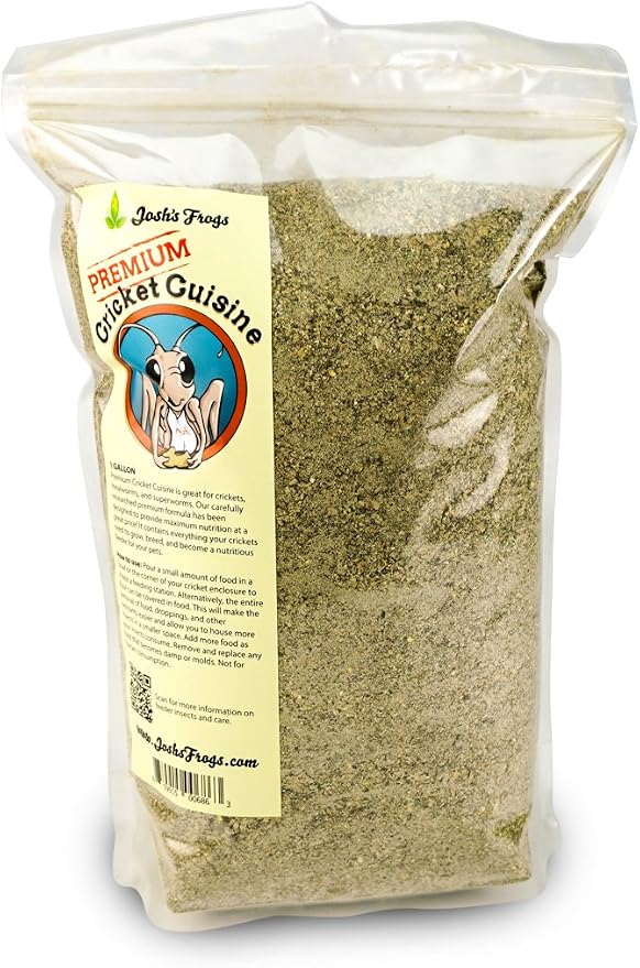 Josh's Frogs Premium Cricket Cuisine Cricket Gutloading Food (1 Gallon)