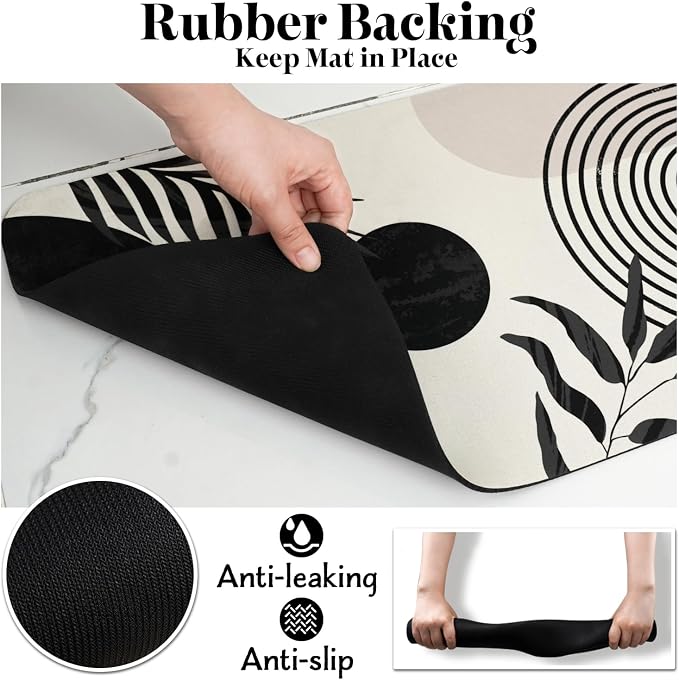 Dog Food Mats for Floors, Absorbent Dog Bowl Mat for Food and Water Dispenser, Quick Dry Cat Food Mat Pet Supplies