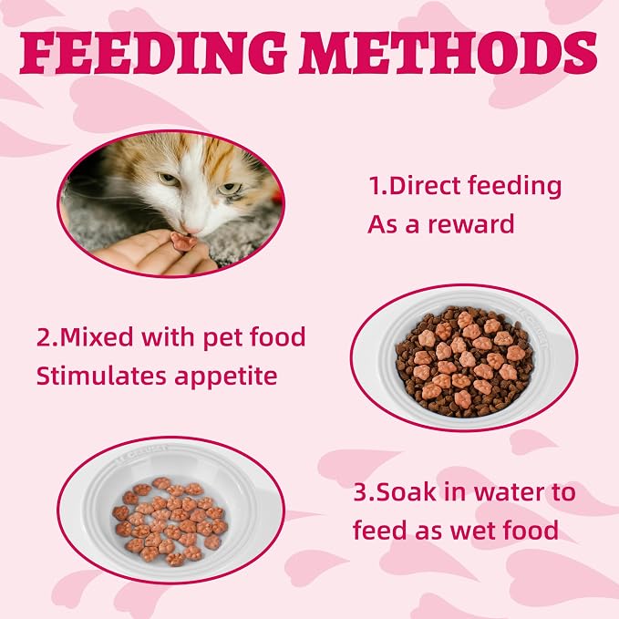 Wellix 13.05oz Urinary Tract Health Cat Treats for Indoor Cats - Cranberry&D-Mannose for UT,Kidney,Bladder Support - Chicken Formula Crunchy Kitten Training Snacks Chews