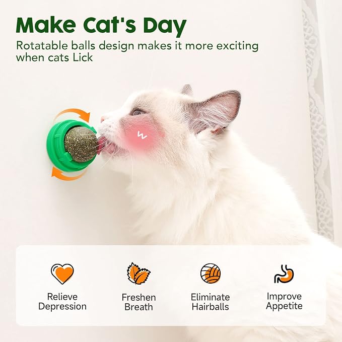 Potaroma 3 Catnip Balls and Smart 3 in 1 Cat Toy Bundle