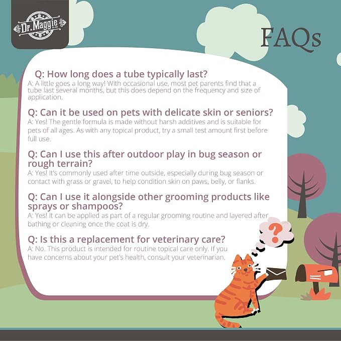 Dr. Maggie Skin Care Ointment for Cats and Dogs | Healing Ointment for Minor Cuts and Irritations | 30g