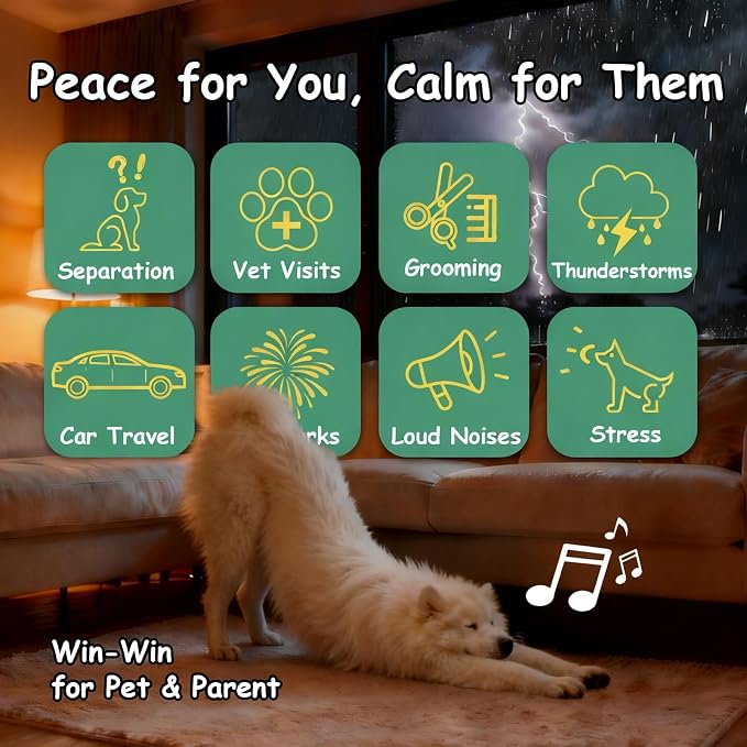 Hemp Calming Chews for Dogs, Natural Anxiety Relief Supplement, Stress Sleep Support, Reduce Barking Separation Anxiety, Chicken Flavor, 180 Soft Chews for All Dog Breeds & Ages