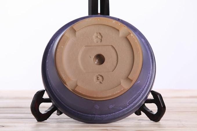 Willow Ceramics Dog Bowl – Handmade Ceramic Slow Feeder, 13.5oz Anti‑Gulp Bowl for Small to Medium Dogs, Dishwasher Safe, Made in USA (Purple, 6inch)