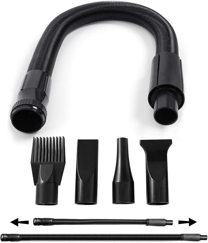 PETNF Dog Dryer Replacement Hose & Nozzle Kit (for PETNF Dryer Only) – Flexible Hose, High Velocity Air Nozzles, Grooming Blower Accessories