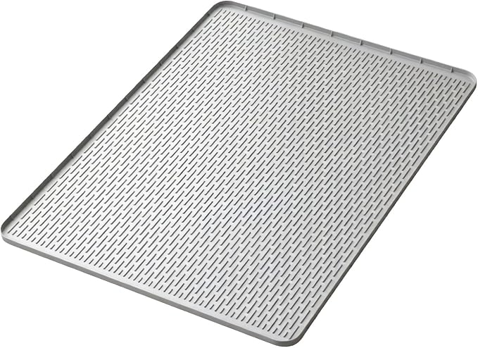 Silicone Pet (39.8"x27.8") Feeding Mat, Waterproof Dog Bowl Mat for Floors, Non-Slip Tray for Cat Food and Water, Easy-Clean Placemat for Indoor Pets