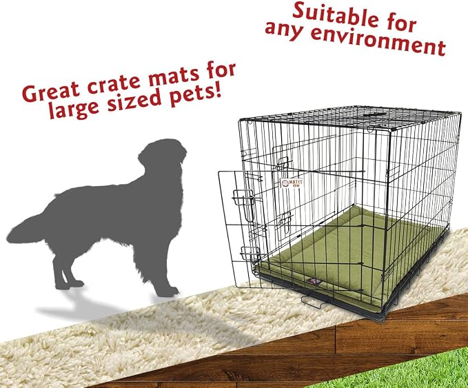 Majestic Pet 720570930230 Villa Crate Dog Bed Mat, Fern, 42"
