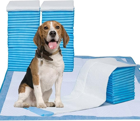 Puppy Pads, 34" x 28" XXL-Large, Ultra Absorbent - All Day Premium Dog Pads - 42 Count by Petphabet