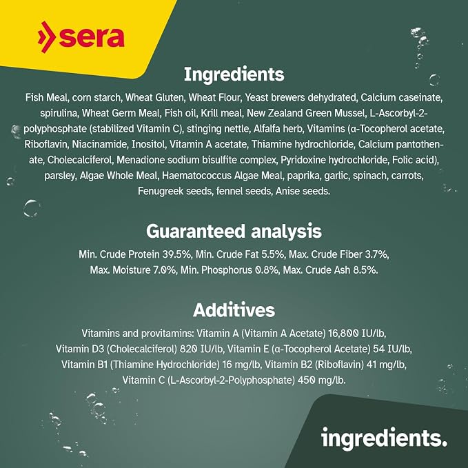 Sera Koi Professional Spring & Fall Food 4.86 lb/2200 g | Floating Pellets for Immune Support & Condition | for Temperatures Below 63°F | Enriched with Vitamins & Omega Fatty Acids
