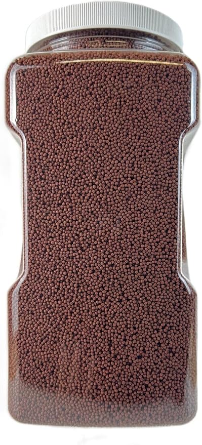 Tropical Fish 1mm - 1/32" Floating 40% Protein Pellets for Discus, Cichlids, Bettas, Guppies, Tetras, Live Bearers, Baby Koi, Smaller Tropical and Pond Fish...WL 3-lbs 10oz Lg Jar