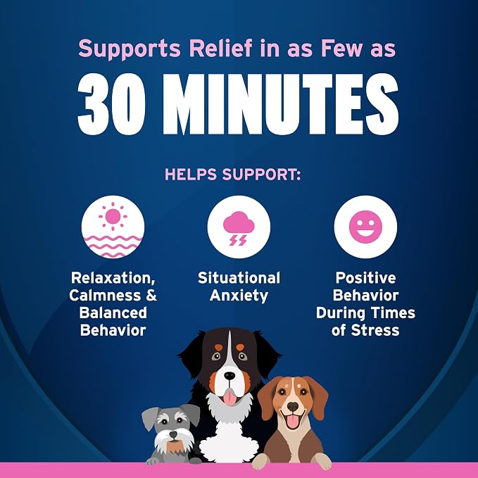 Bundle of Seresto Small Dog Under 18 lbs. + Pet Protect Calming Fast-Acting Soft Chews for Dogs, 60 Count