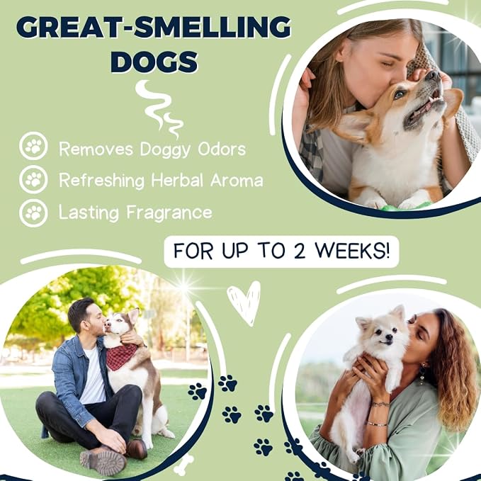 Grooming Natural Herbal Dog Shampoo, pH Balanced Shampoo for Dogs, Moisturizing Soothing Dog Shampoo for Sensitive Skin - 1 Gallon
