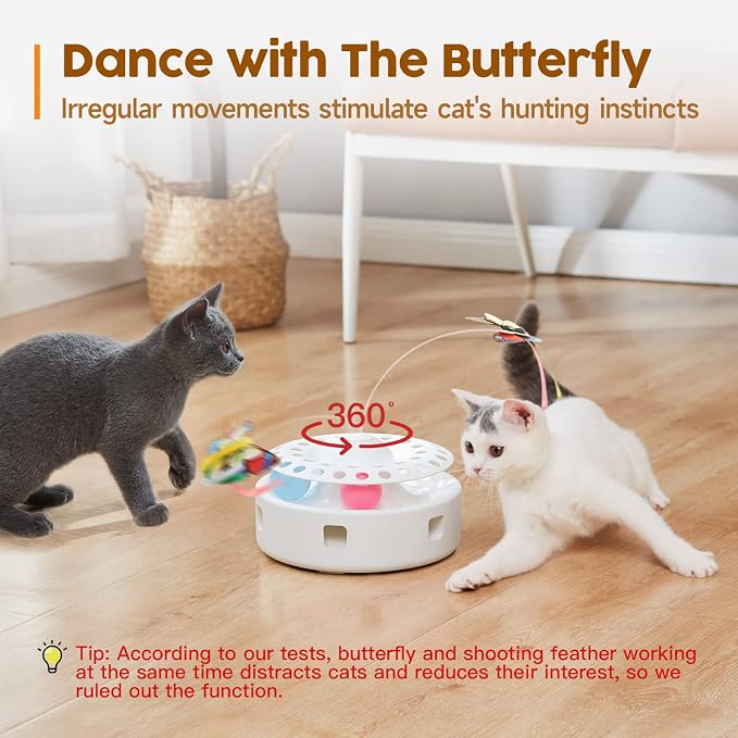 Potaroma Flopping Fish and Smart 3 in 1 Cat Toy Bundle