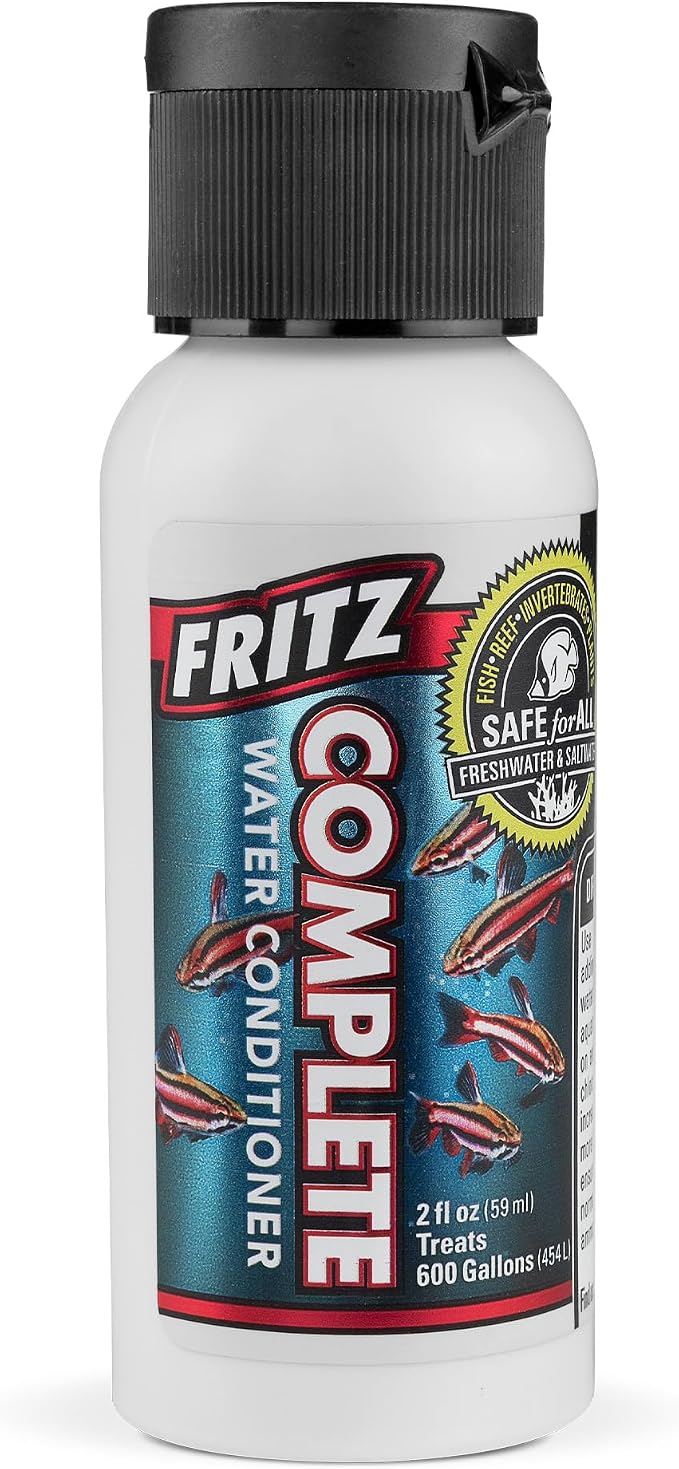 Fritz Aquatics Complete Water Conditioner/Dechlorinator for Fresh & Salt Water Aquariums (2-Ounce)